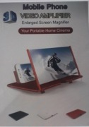Składany  ekran powiększający smartfon Smart TV