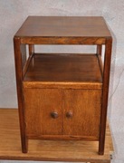 Szafka drewniana stojąca z okresu PRL, vintage