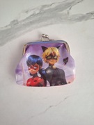 portfel dziecięcy biedronka i czarny kot