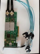 Dell PERC H200 RAID SAS/SATA PCIe + kable 2x SFF-8087