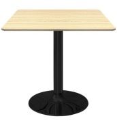 Stół skandynawski kwadratowy TORI Light Wood 70 SMOKE