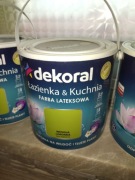 Dekoral - 4x Farba lateksowa 2.5l / Wesoła Limonka
