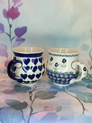 Bolesławiec Kubek ceramiczny  czeski 500 ml dwupak ceramika Bolesławiec 