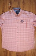 Koszula Tom Tailor r. XXL czerwona w kratkę bawełna kr rękaw 
