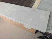 Parapet mdf kolor BETON JASNY GŁADKI 179 x 25 cm | grubość 3 cm