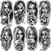 Tatuaż tymczasowy wodoodporny Tattoo 12x19 cm dekoracja ciała