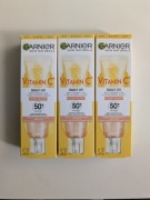 Garnier Vitamin C SPF 50 GLOW - BLASK 3 sztuki OKAZJA NOWE! 