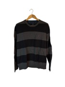 Sweter Tommy Hilfiger czarno-szary z logiem m