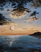 Autorski obraz akryl na płótnie 40 cm na 50 cm