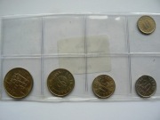 Estonia zestaw. 5 koron, 1994 Pank'75, 1 korona 2008