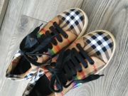BURBERRY__ buty sportowe tenisówki kratka_- BDB__ 35/36   wkładka 22,5cm