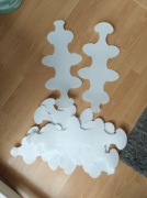 Lampa IKEA Fillsta Biała Części Elementy Do Samodzielnego Montażu 8 szt