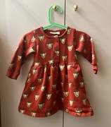 Sukienka świąteczna renifery jojo maman bebe 12-24 m rozmiar 86