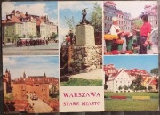 WARSZAWA PLAC ZAMKOWY SYRENA RYNEK BARBAKAN 