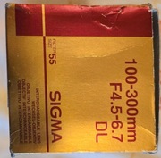 Obiektyw Sigma 100-300 f4.5-6.7 dl mocowanie sony a