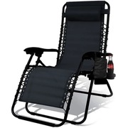 LEŻAK OGRODOWY FOTEL PLAŻOWY BASENOWY SKŁADANY PODUSZKA