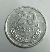 Moneta 20 groszy  1981 rok nie czyszczona 