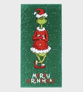 Ręcznik świąteczny Grinch Dr Seuss 70x140cm