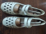 Półbuty ażurowe czółenka Reiker 