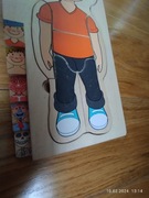 Układanka drewniana ciało czlowieka