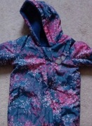 Kombinezon zimowy dziewczęcy różowo-niebieski rozmiar rozmiar 50-56 cm