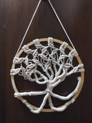 Makrama, drzewo w kole śr.  36 cm