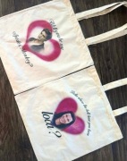 2 Torby bawełniane torebki tote bag bawełna Edward twilight zmierzch 