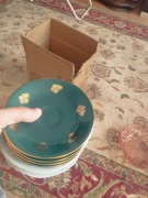 Zestaw talerzyków stan bdb 