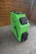 Piec na opał 14 kW zielony – węgiel / drewno / miał 