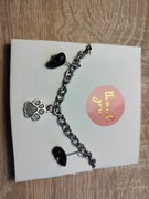 Bransoletka z łapką pieska 