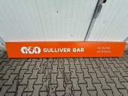 Reklama świetlna baner szyld zewnętrzny podświetlany LED 3m!