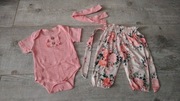 Zestaw niemowlecy 3 el. Body, spodnie - rozm 74