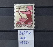 3455x** Znaki zodiaku - Strzelec 1996 r.