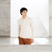 Bluzka 100% merino XL Selected Homme wełniany sweter koszula polo wełna 