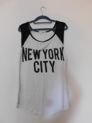 Gaze Usa biała koszulka New York 38