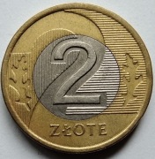 2 zł złote 2007 rok 