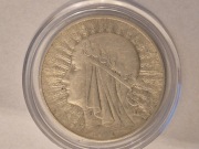 Moneta 10 zł - GŁOWA POLONII (Kobiety) 1932 rok b. z. m - stan -1 (+2)