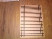 Liniuszek dwustronny ryga w linię A4 PRL Vintage