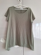 bluzka w kolorowe ciemno zielonym L