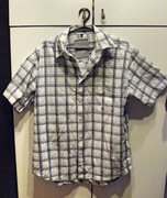 Męska koszulka w kratkę używana