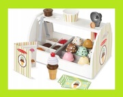 Drewniana LODZIARNIA KAWIARNIA Z LODAMI Zestaw MELISSA&DOUG 