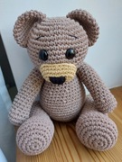 Miś ręcznie wykonany Mikołajki prezent