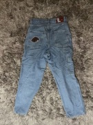 Spodnie baggy z wzorkami Bershka