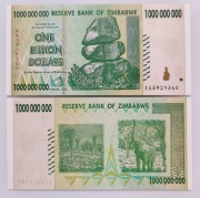 ZIMBABWE 1000000000 dolarów 2008 UNC P83