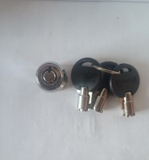 Zamek antywłamaniowy meblowy, z kluczem tubularnym