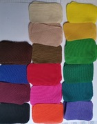 Łatki, naszywki samoprzylepne - w komplecie 65 sztuk