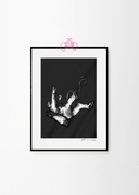 Plakat ,,Upadek Astronauty"