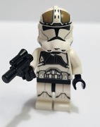 Clone Trooper + broń. LEGO STAR WARS sw1236 postać ludzik oryginał