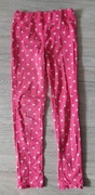 H&M Jegginsy różowe 134