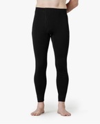 LAPASA Męskie spodnie termiczne z wełny merynosów 100%, legginsy, roz S